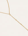 Imagen detalle de Gold-Plated Stick Y Necklace Sparks
