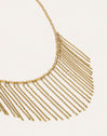 Collar Zafira Champagne Acero Baño Oro