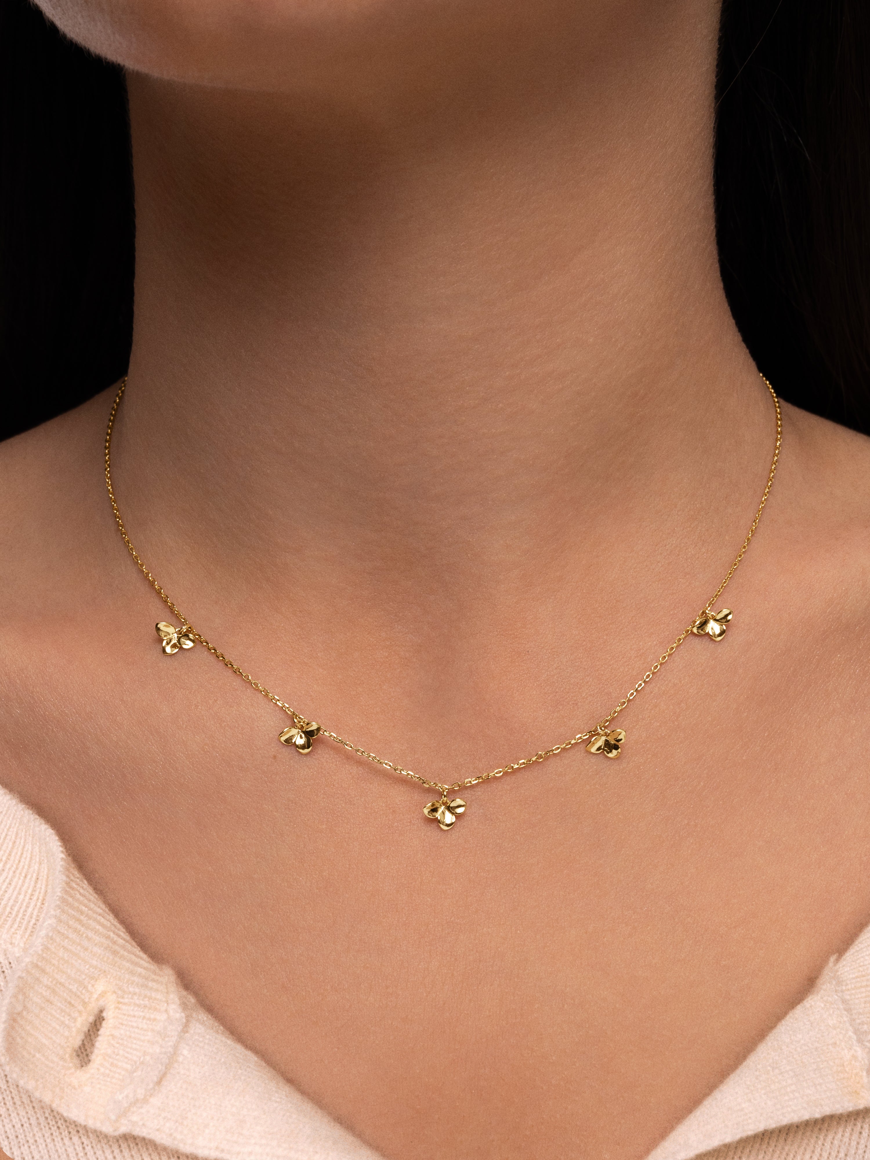 Zinnia Gold Necklace