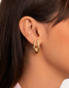 Aby Gold Hoop Earrings