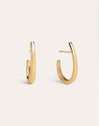 Aby Gold Hoop Earrings