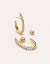 Imagen detalle de Aby Sparks Gold-Plated Hoop Earrings