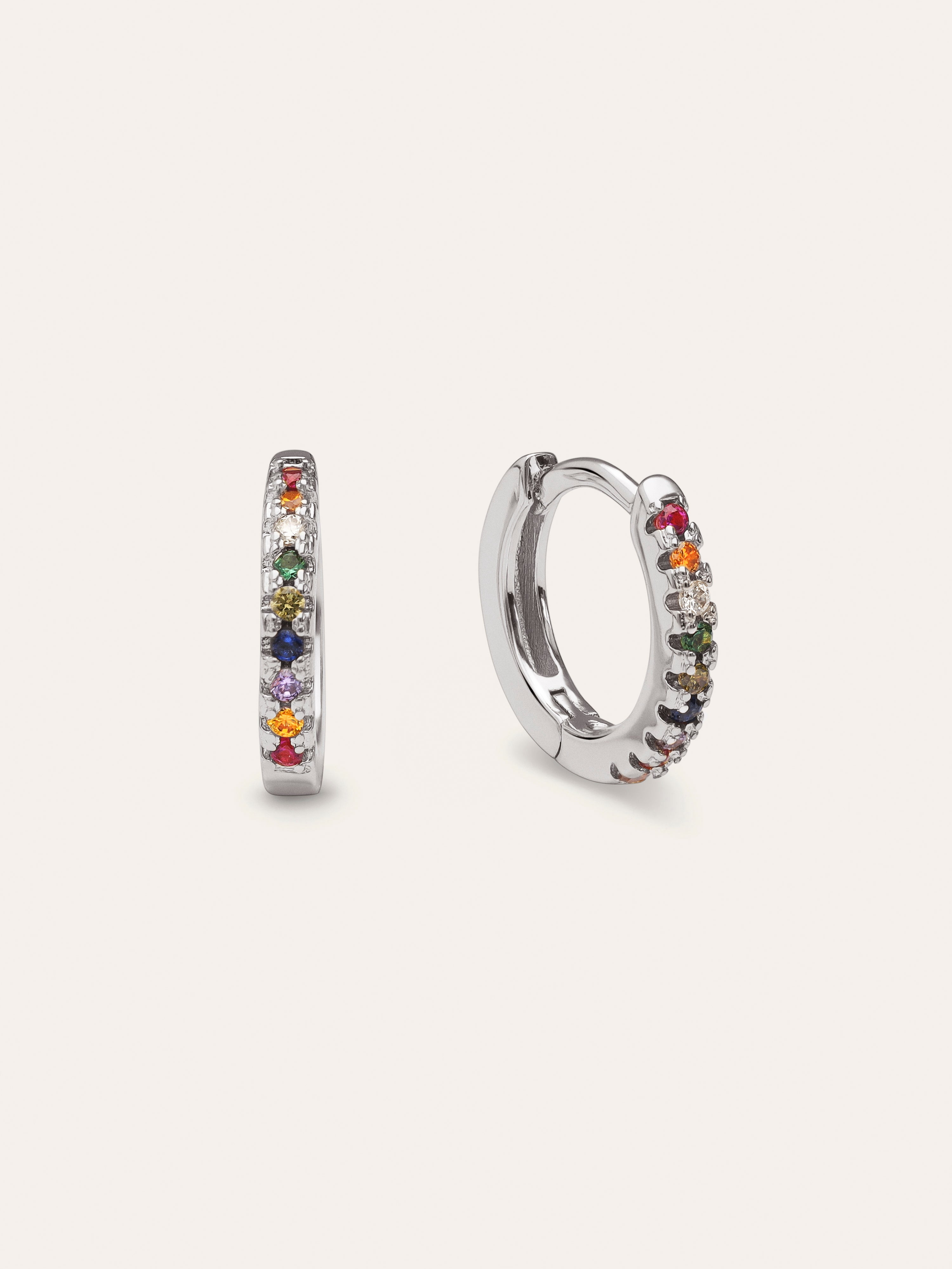 Boucles d'oreilles Créoles Couleurs