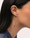Boucles D'oreilles Arch Stone Acier Plaqué Or
