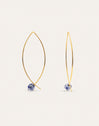 Boucles D'oreilles Arch Stone Acier Plaqué Or