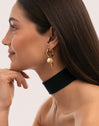 Creolen-Ohrringe Carmen True Mar Edelstahl mit 18kt Goldbeschichtung