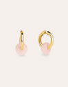 Pendientes Aro Carmen True Rose Baño Oro