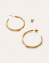 Imagen detalle de Brincos Argola Bamboo Aço Banhado a Ouro