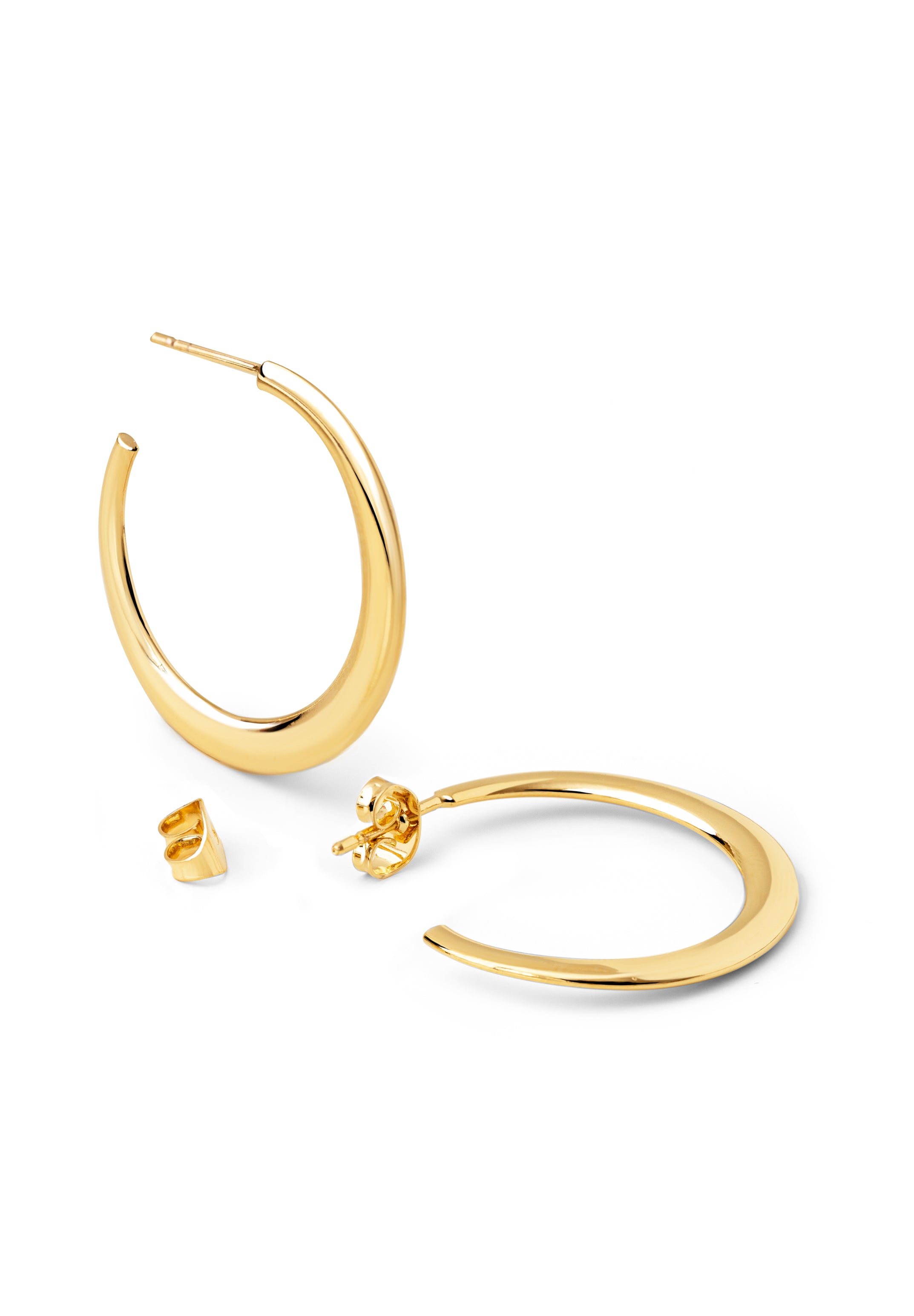 Cenit Gold Hoop Earrings