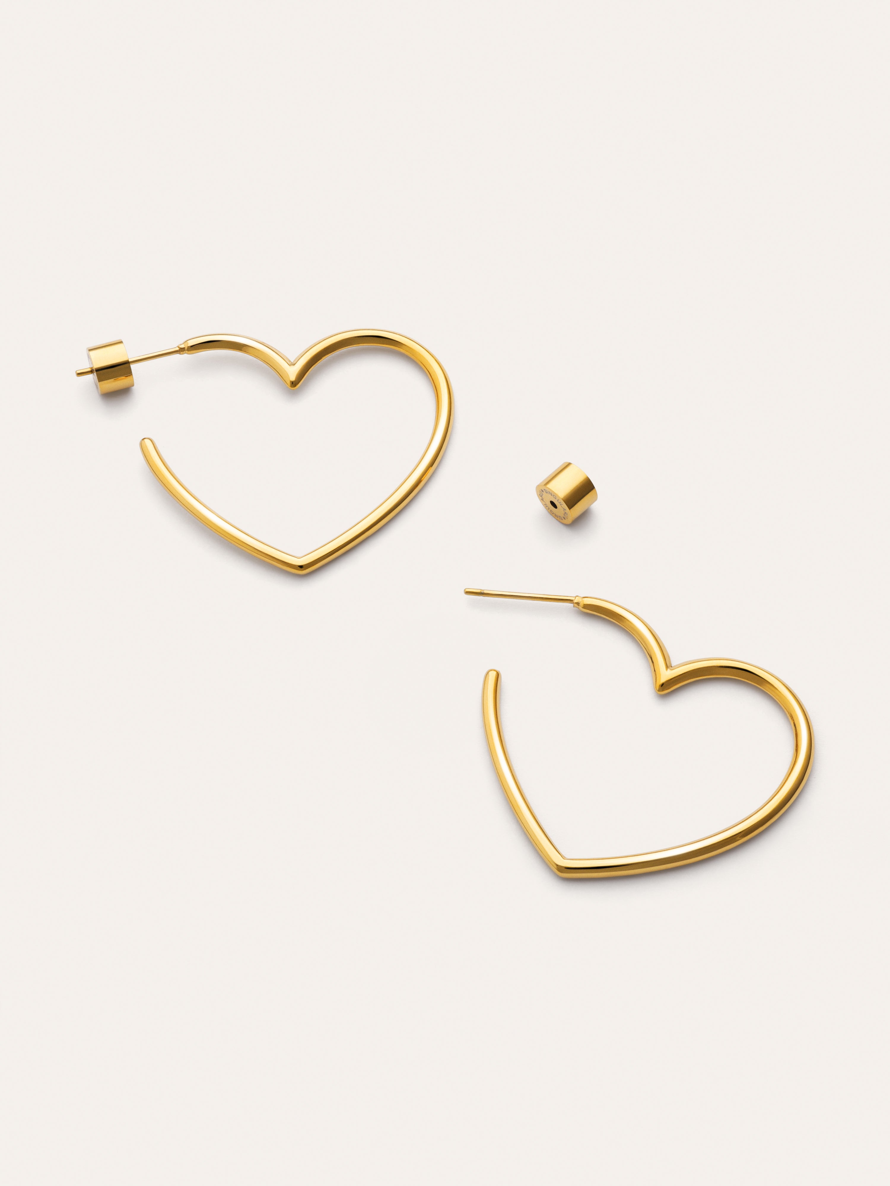 Boucles d'oreilles Créoles Cuore Acier Plaqué Or