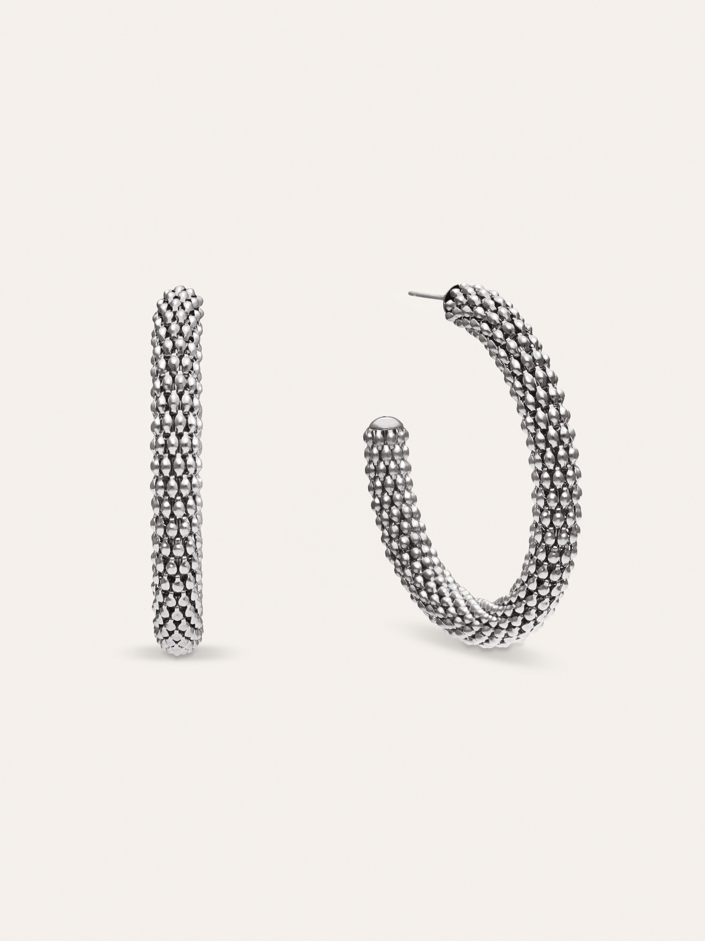 Pendientes Aro Disco Acero