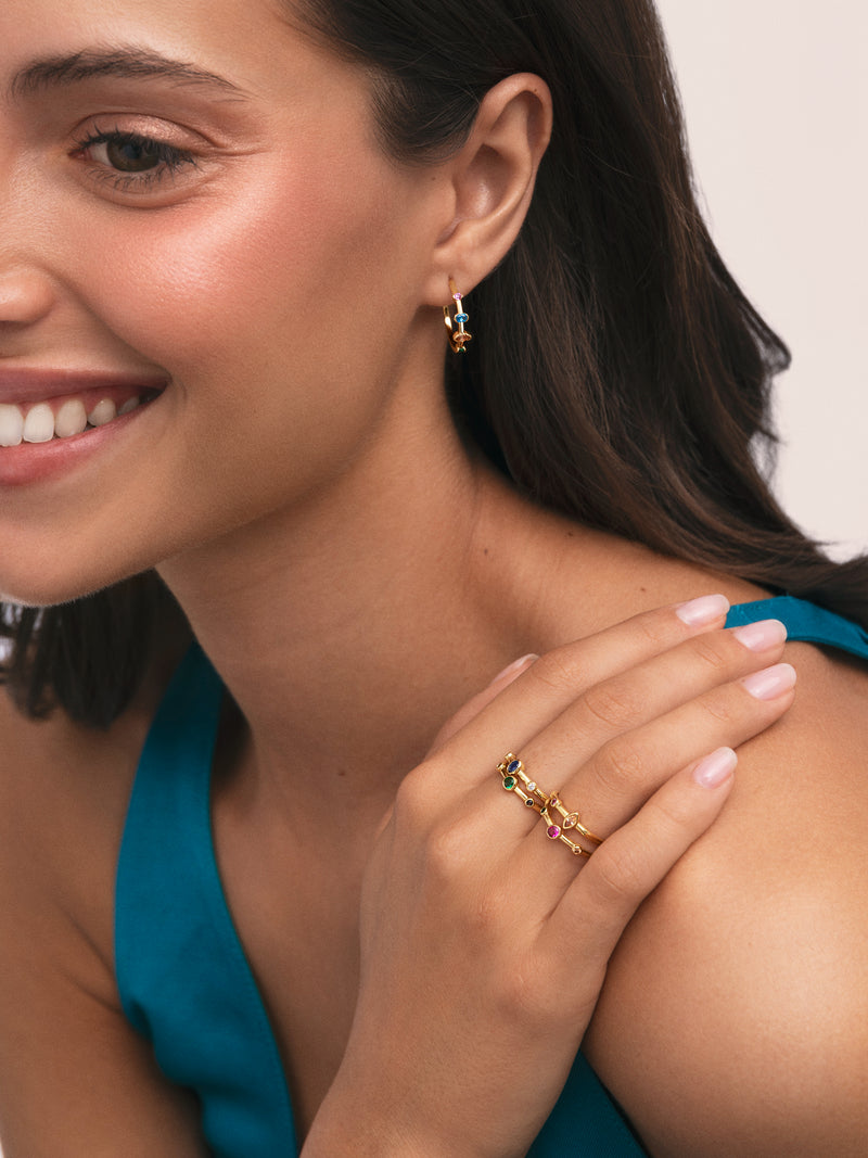 Anillo Leonor Calid Baño Oro