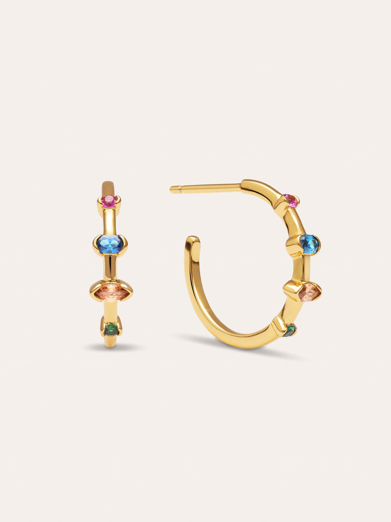 Pendientes Aro Leonor Baño Oro