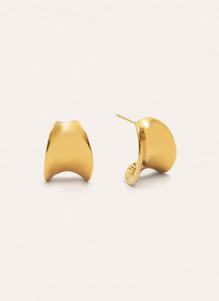 Pendientes Aro Little Lucy Acero Baño Oro