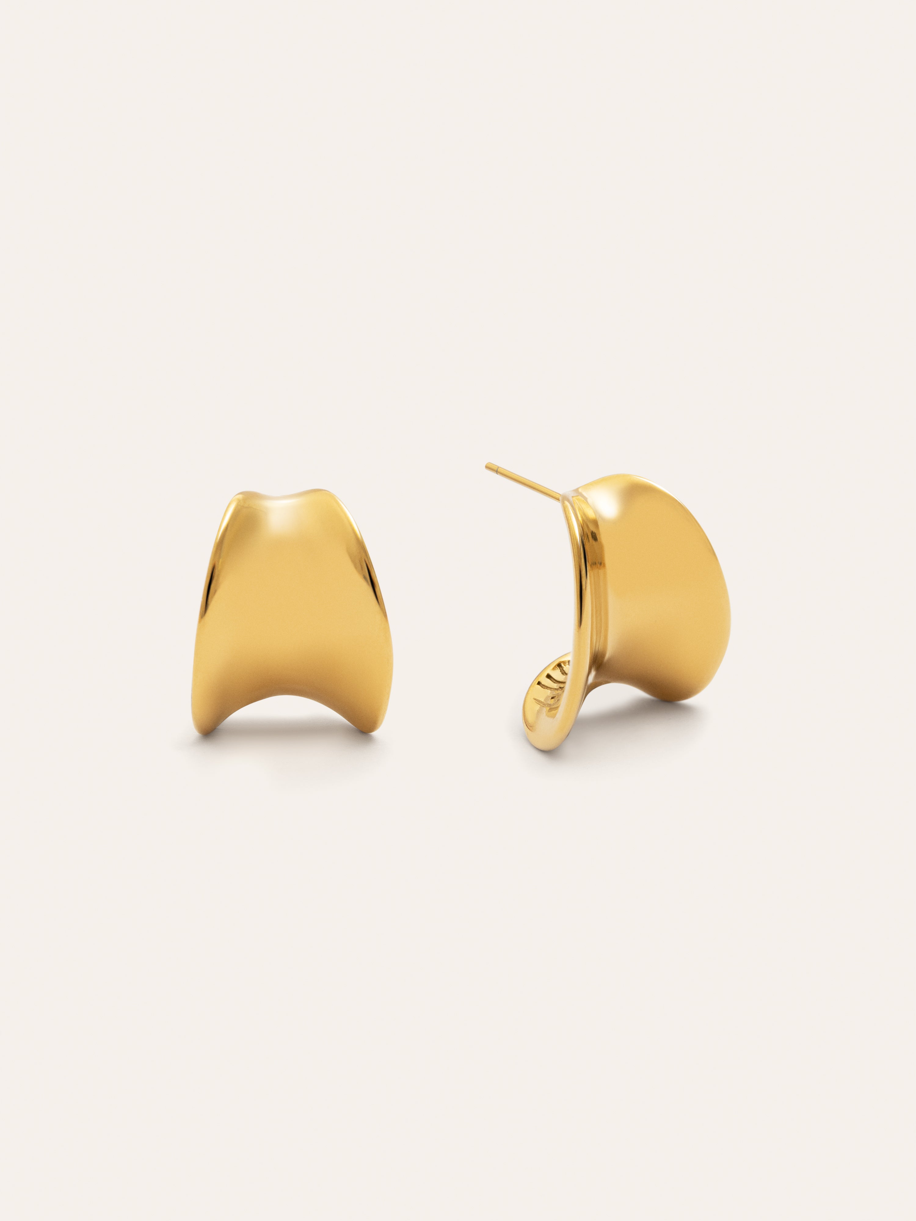 Pendientes Aro Little Lucy Acero Baño Oro