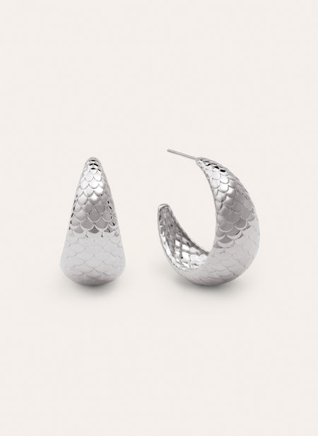 Pendientes Aro Mermaid Acero