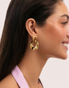 Pendientes Azores Sister Acero Baño Oro