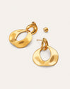Pendientes Azores Sister Acero Baño Oro