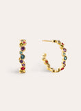 Bubbles Gold Hoop Earrings