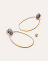 Orecchini Catalina Oval Acciaio Placcato Oro