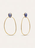 Orecchini Catalina Oval Acciaio Placcato Oro