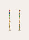 Pendientes Cascade Colors Baño Oro