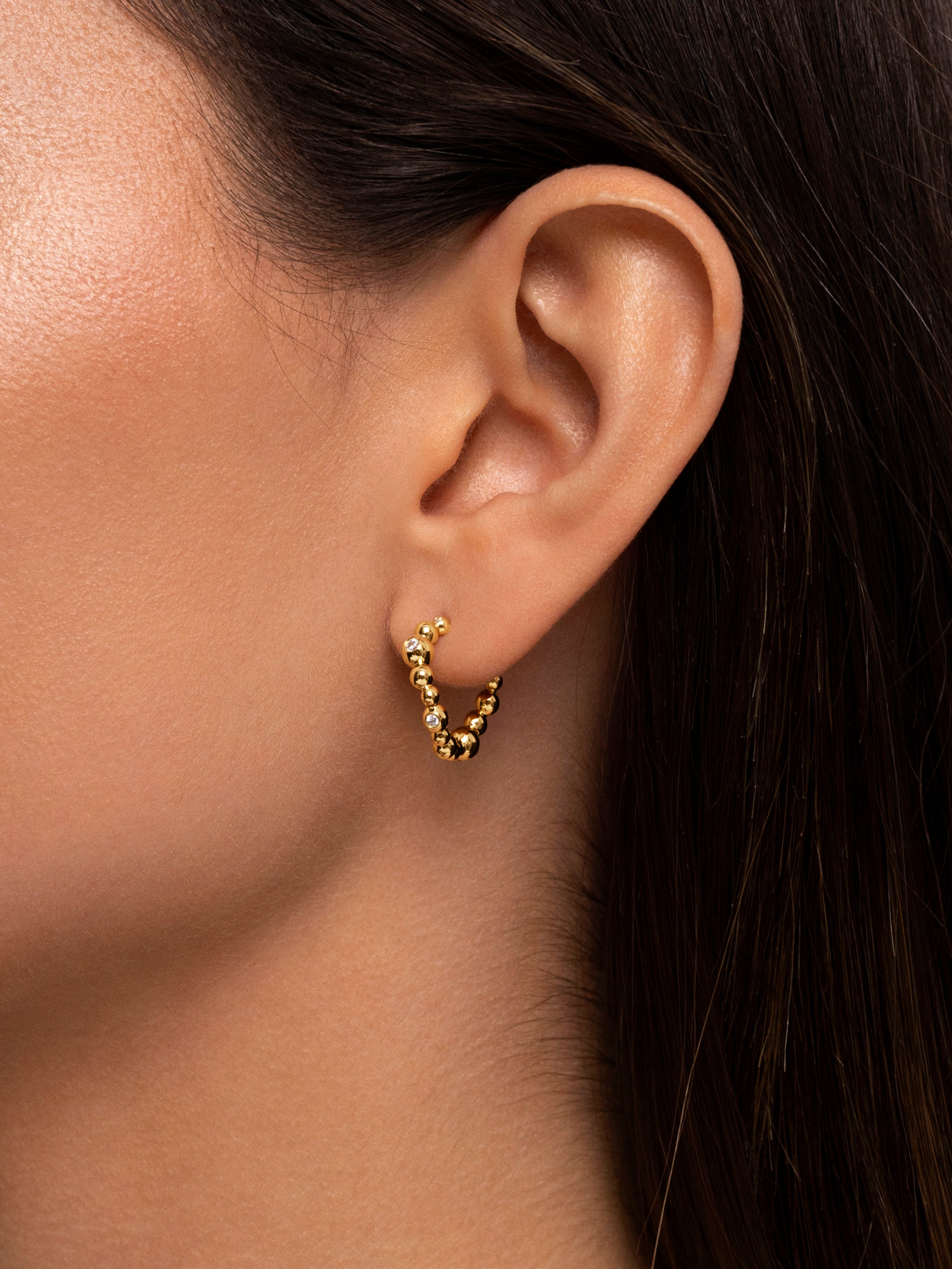 Aro Cava Gold Earrings