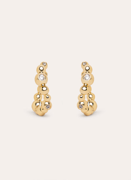 Aro Cava Gold Earrings