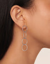 Boucles d'oreilles Cercles & Cercles Acier