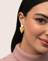 Pendientes Duo D'Amour Nácar Acero Baño Oro