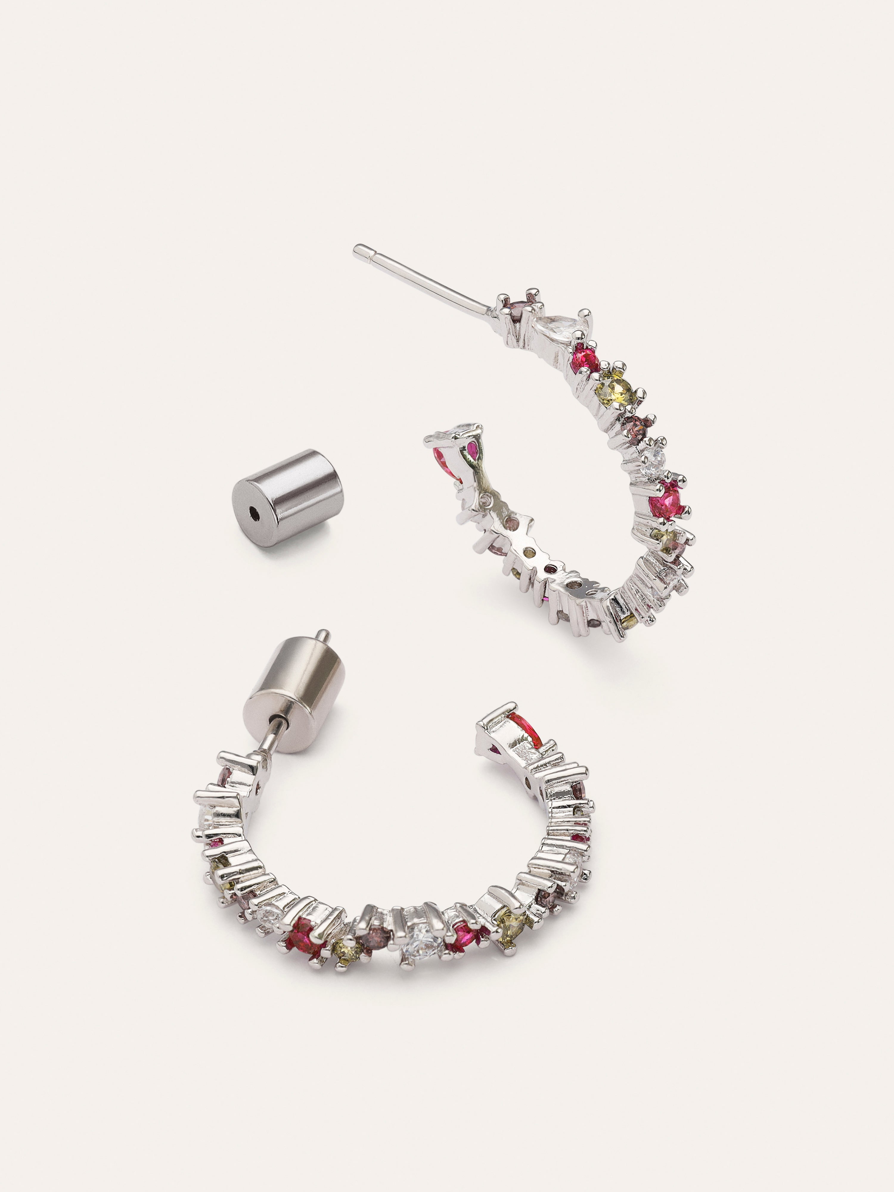 Boucles d'oreilles Créoles Estellar Colors