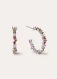 Boucles d'oreilles Créoles Estellar Colors