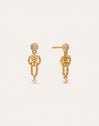 Pendientes Esqueleto Spark Baño Oro