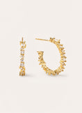 Hoop Earrings Estellar White Gold Plated