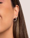 Pendientes Aro Estellar White