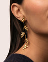 Florenda Stainless Steel Gold Earrings 