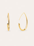 Arch Drop Earrings Steel Gold Plated