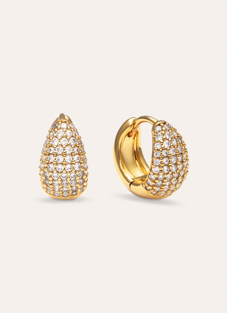 Scarlett Drop Gold Earrings