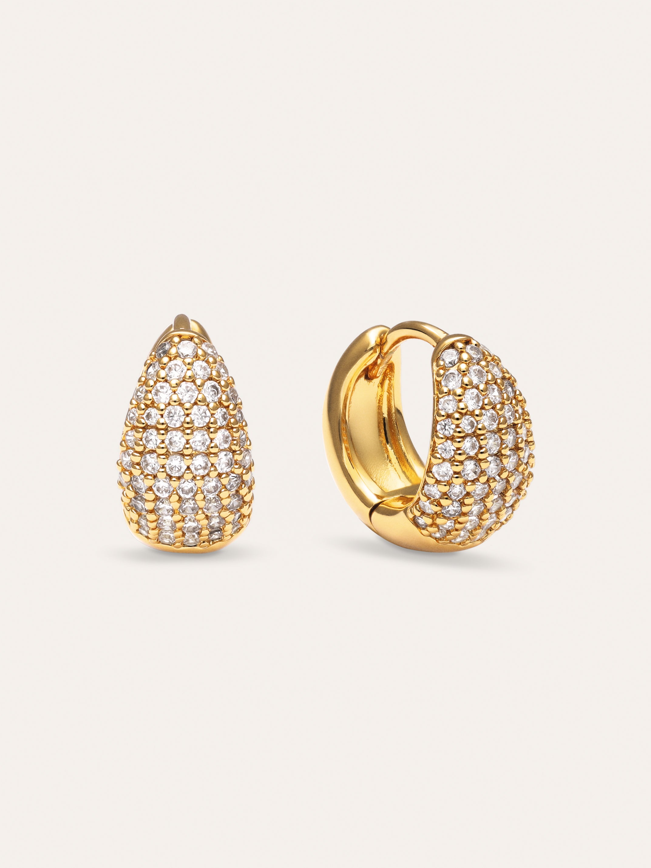 Scarlett Drop Gold Earrings