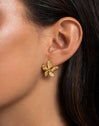 Jasmine Stainless Steel Gold Earrings