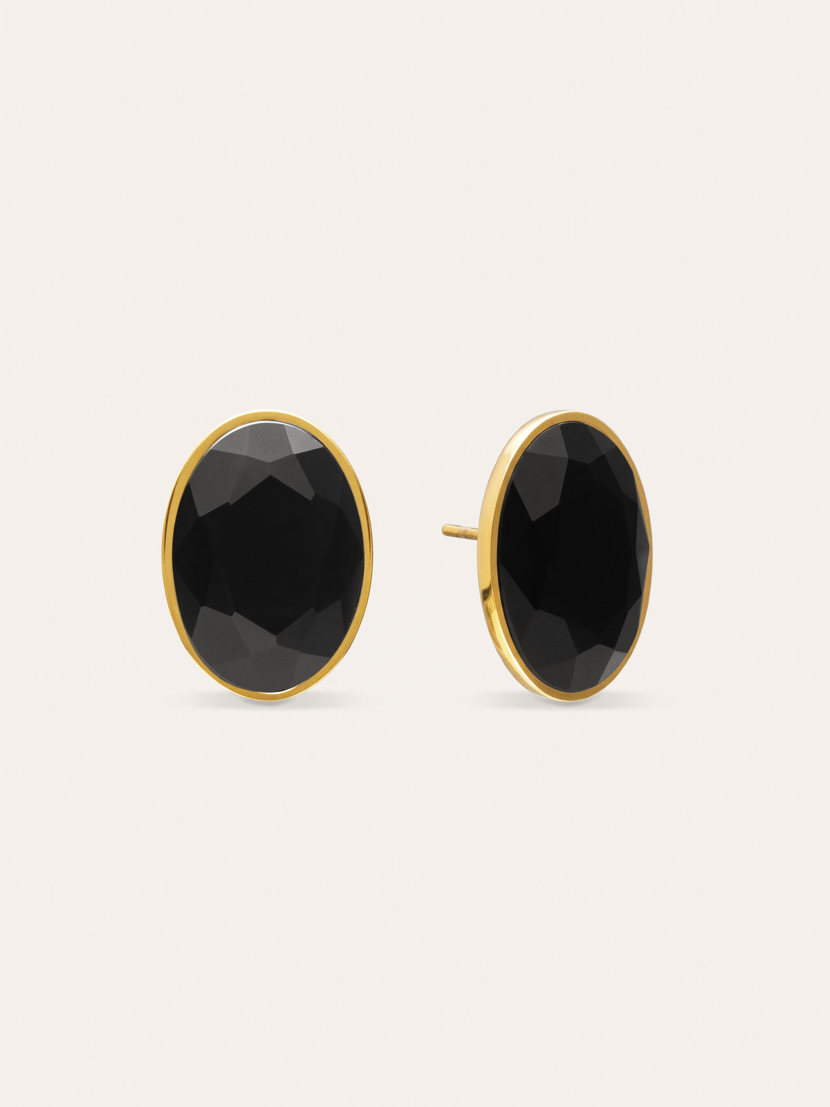 Lena Steel Earrings Gold Plated