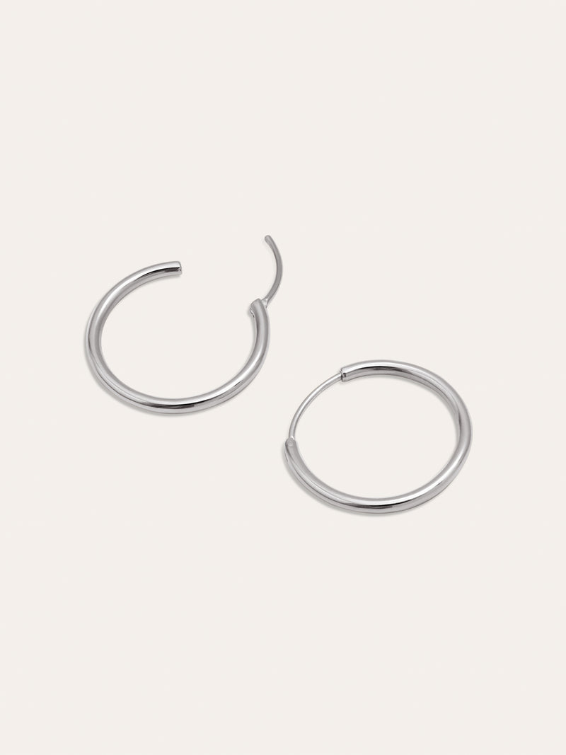 Pendientes Aro Maria M Acero