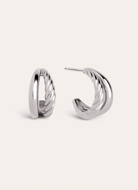 Margot Sterling Steel Earrings