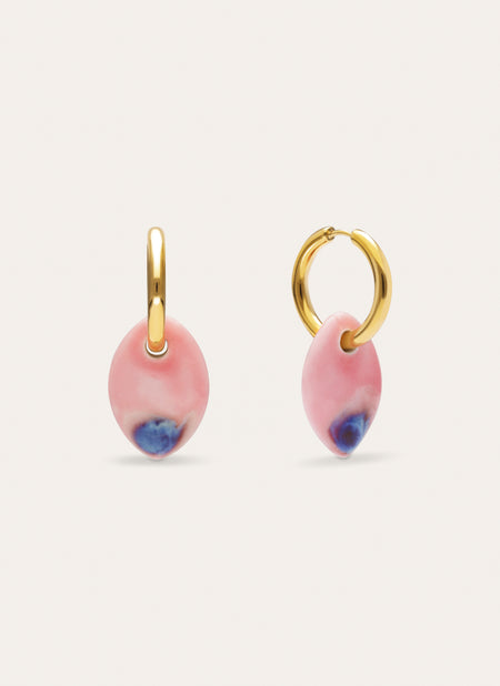 Boucles d'oreilles Mayari Acier Plaqué Or