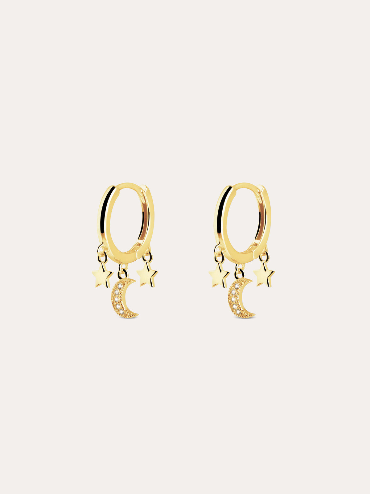 Midnight Sky Gold-Plated Earrings