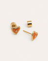 Pendientes My Heart Baño Oro