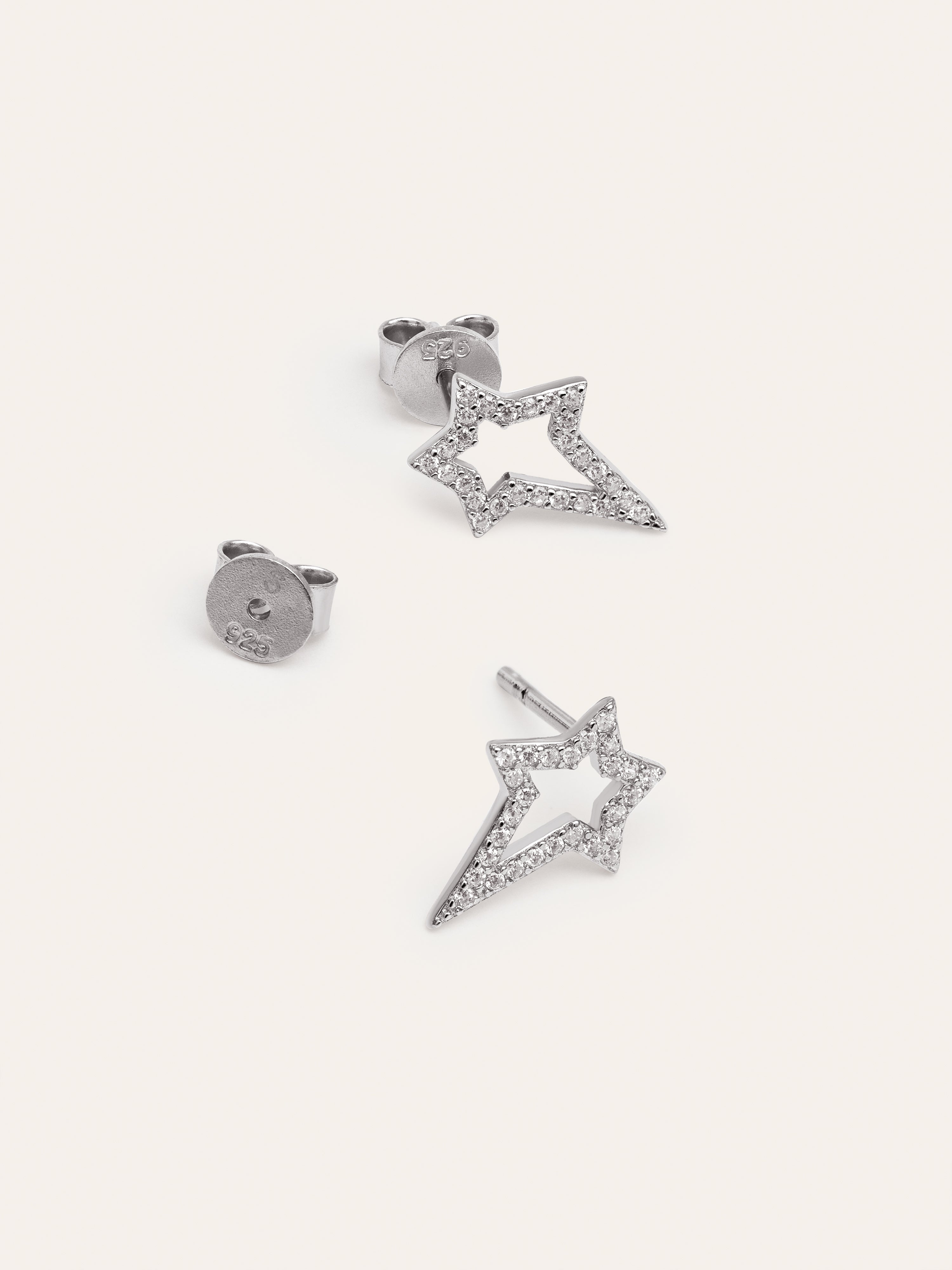 Pendientes My Star Plata