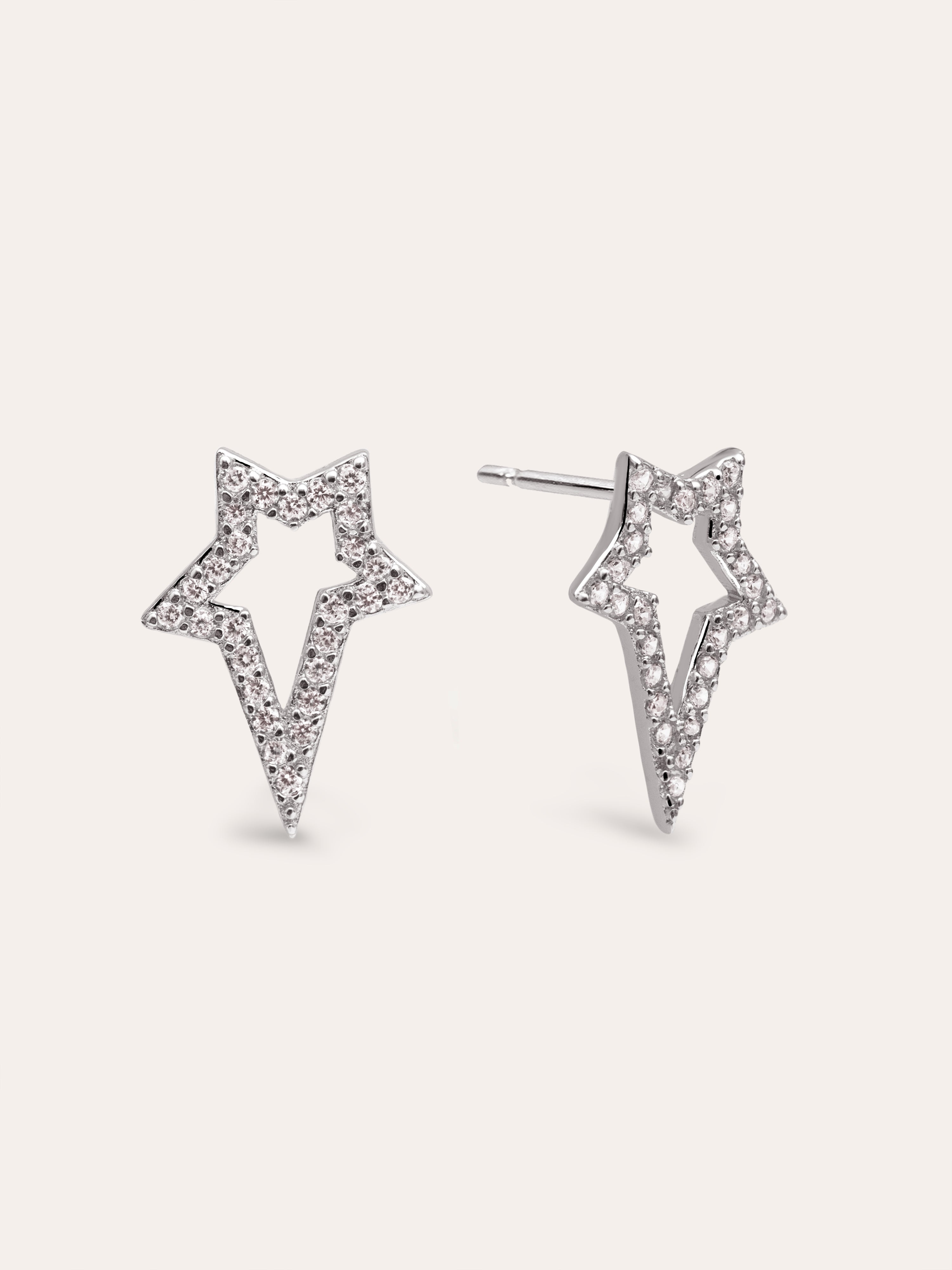 Pendientes My Star Plata