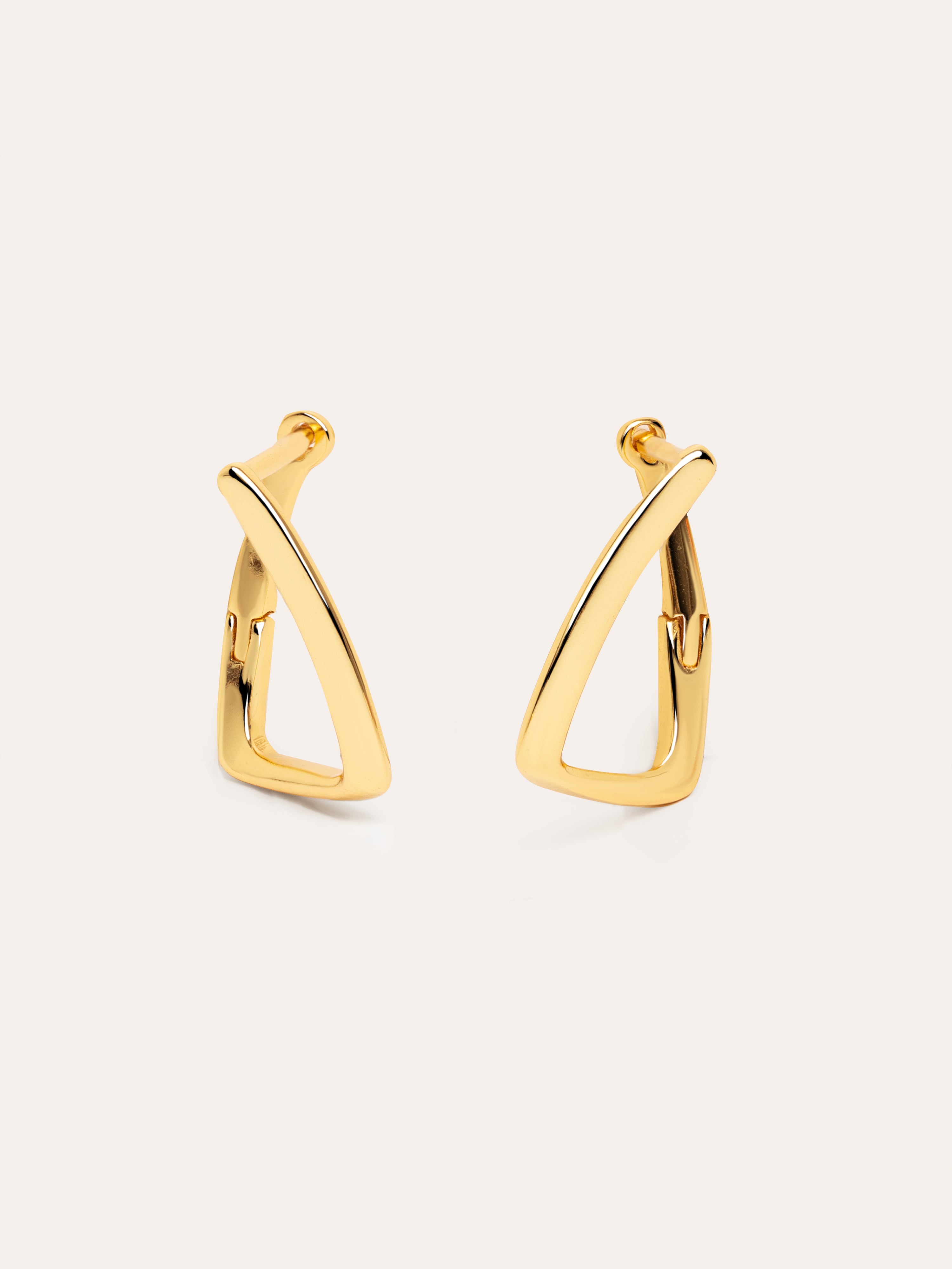  Prisma Gold Earrings