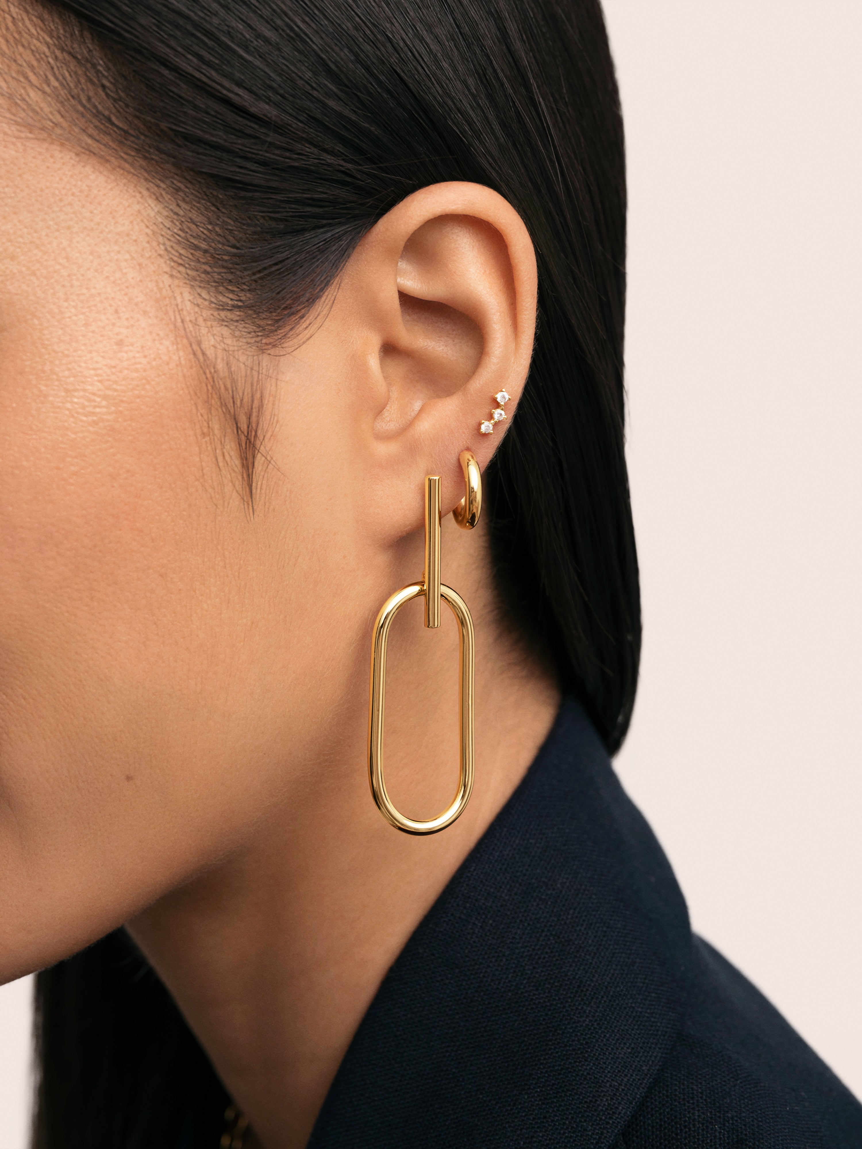 Pendientes Renata Baño Oro